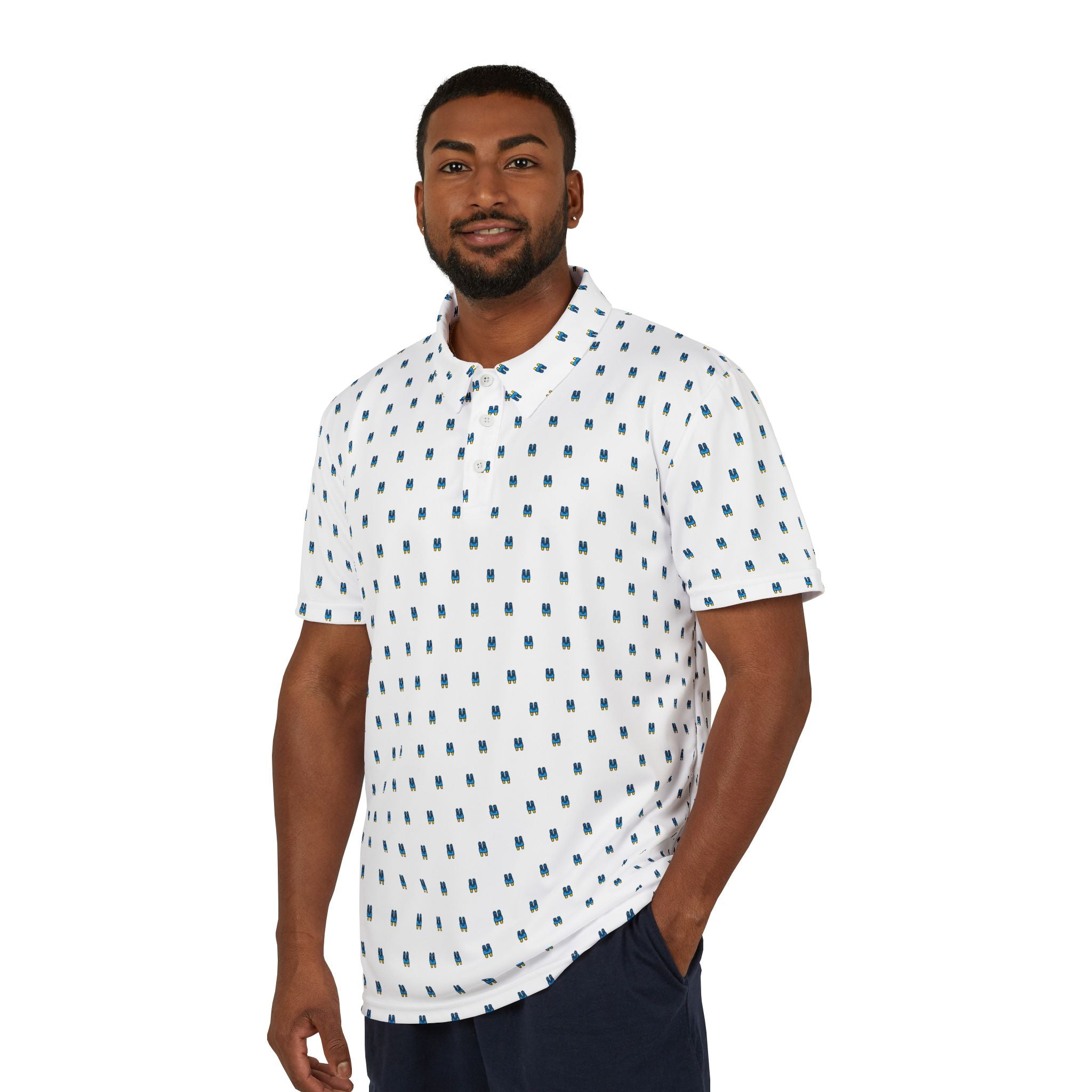 LC Fiber Polo Shirt | All-Over Print